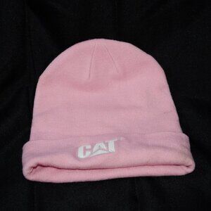Women pink caterpillar beanie hat